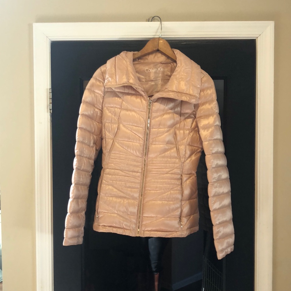 Calvin Klein packable jacket S lightweight warm